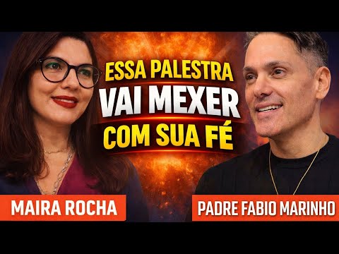 Maira Rocha and Father Fábio Marinho - medium and priest face-to-face.