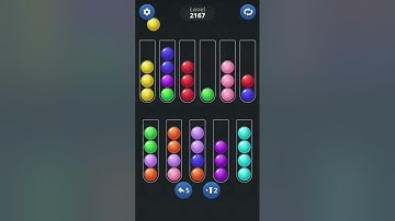 Ball Sort by Infinite Joy: Levels 2166, 2167, 2168