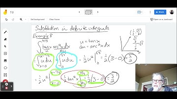 AP Calculus 7.2 Video 5 Substitution in Definite Integrals