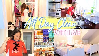 ALL DAY Clean And Organize With Me || Deep Cleaning and Organizing My House Myka Stauffer