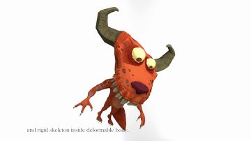 Soft Articulated Characters in Projective Dynamics