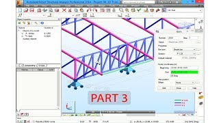 Autodesk Robot 2016 Tutorials - How To Model and Design 3D Truss Part 3
