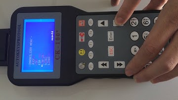 CK-100 CK100 Auto Key Programmer Test Video