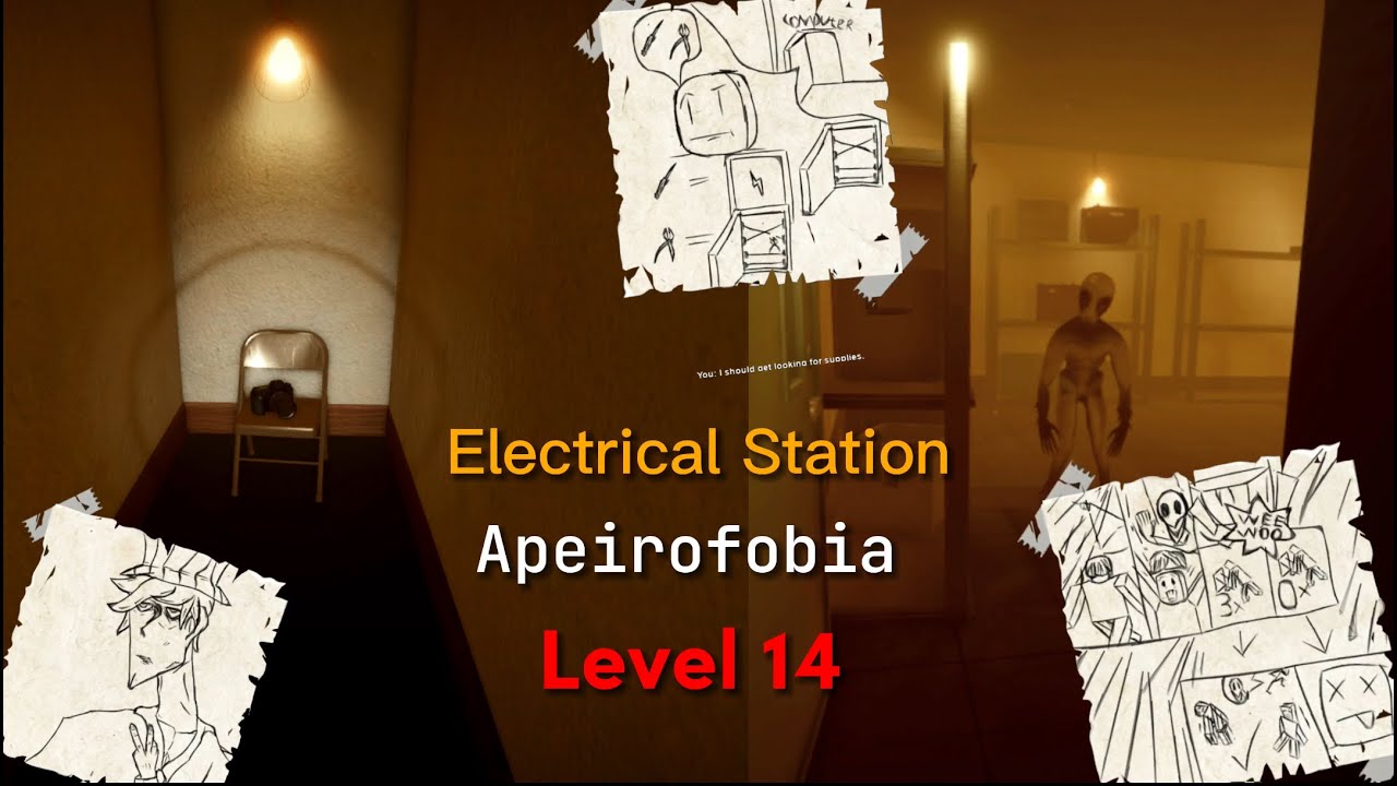 Beating Electric Station in Roblox Apeirophobia (Level 14) 