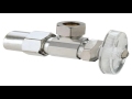 Kingston Brass CC43101DL Concord Decorative Quarter Turn Valve with 12 Inch