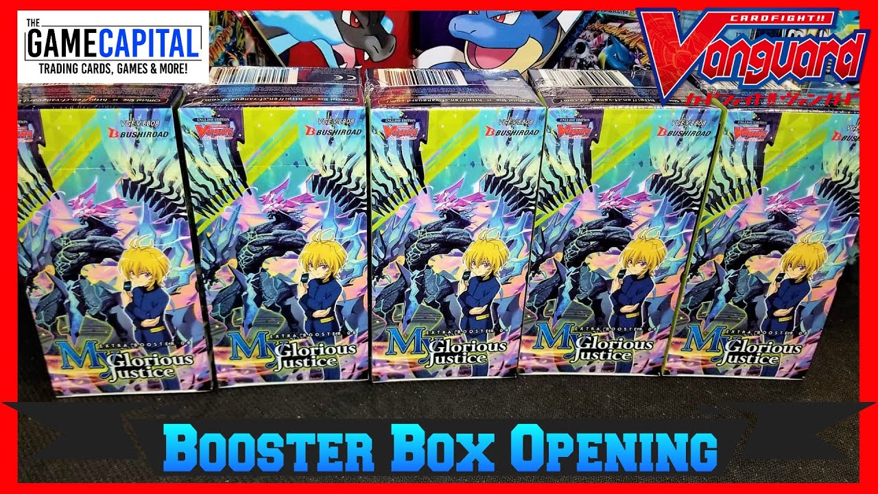 Cardfight Vanguard My Glorious Justice V-EB08 5 Booster Box Opening