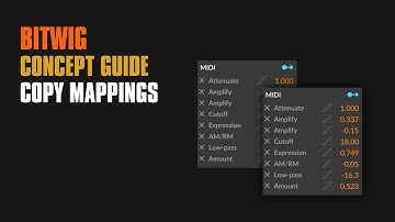 Copy + Paste Modulation Mappings - Bitwig Concepts Guide