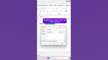 TIPS EXCEL - Bikin DROPDOWN di excel  #exceltips