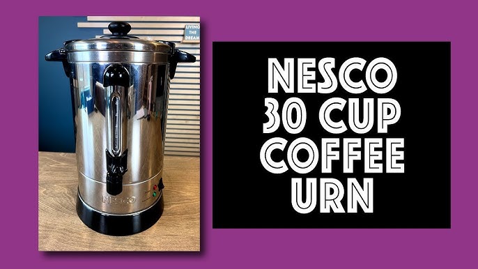 50-Cup Digital Coffee Urn, Stainless Steel 