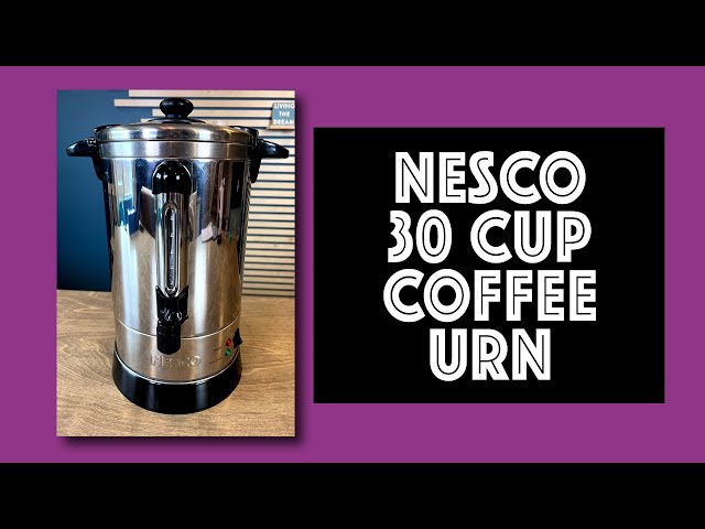 Nesco CU-30 30-Cup Stainless Steel Coffee Urn - 9913247