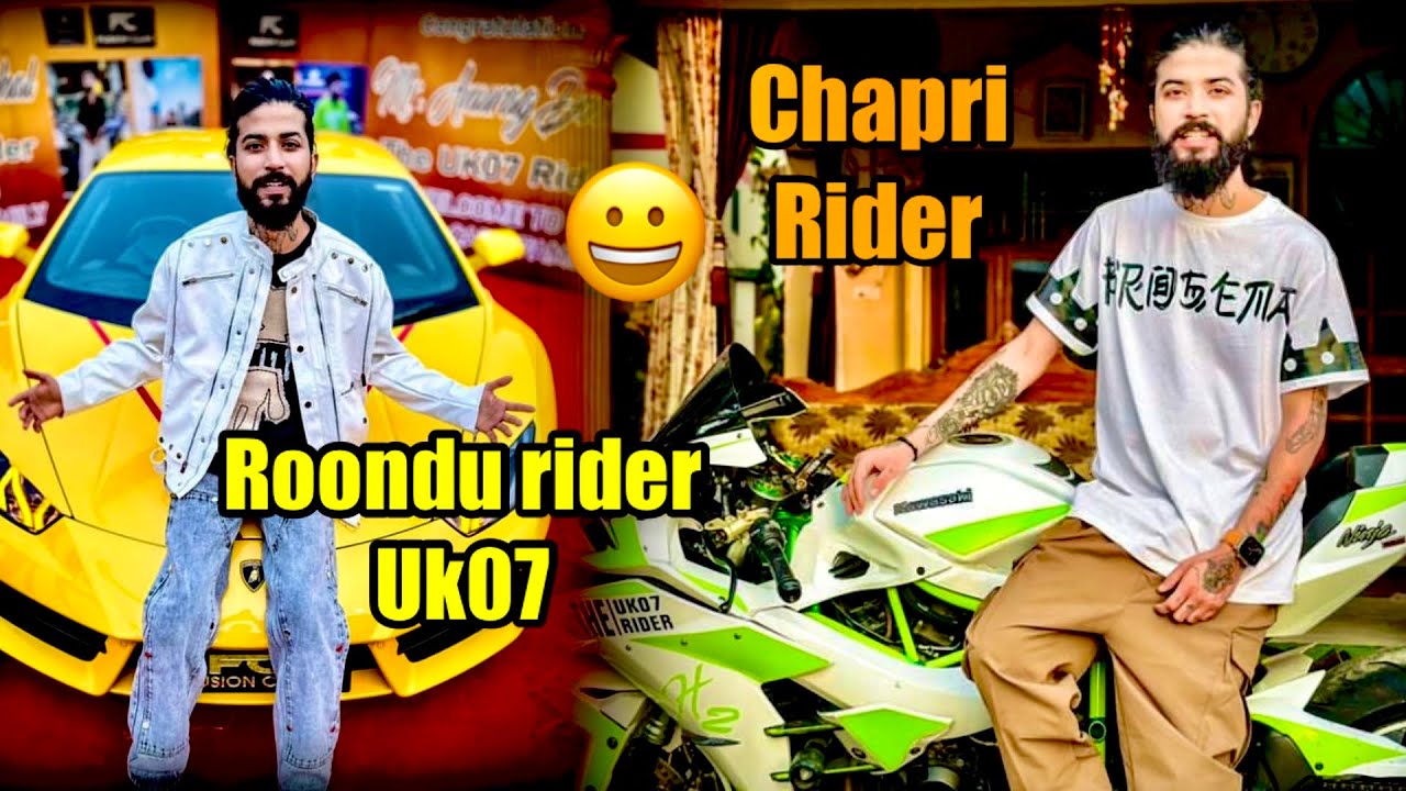 Roondu rider uk07 //chapri rider babu bhaiya 😀😀 // miss u pro rider ...