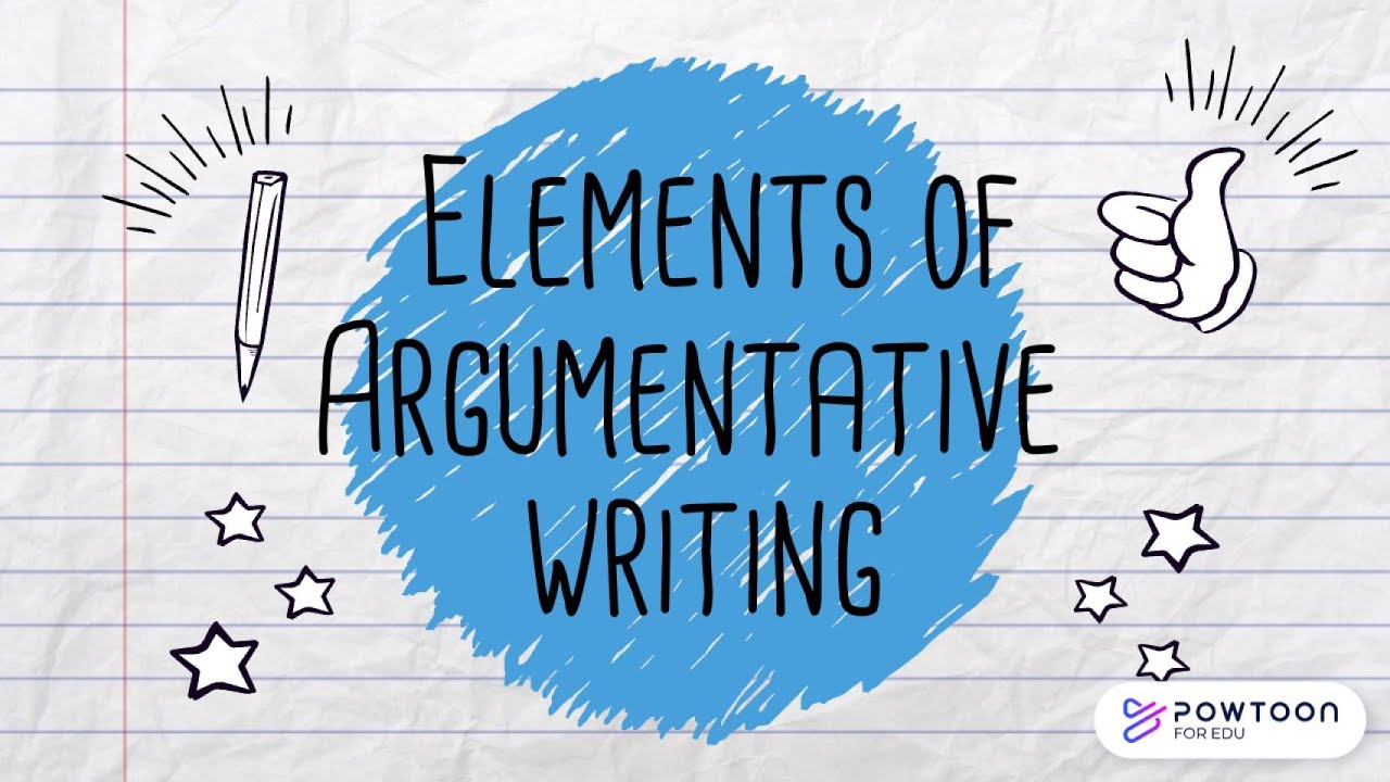 7.these are the elements of an argumentative essay