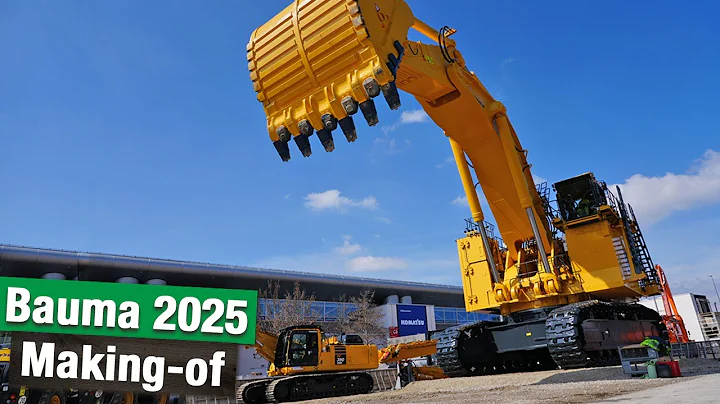 Bauma 2025 Aufbau & Highlights | Radlader, Bagger und Baumaschinen | Liebherr, Komatsu, Kubota