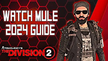 The Division 2: How to Make a Watch Mule (2024 Edition)