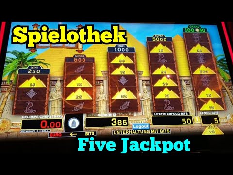 Merkur Magie Five Jackpot gezockt in der Spielothek und  Dinopolis im Online Casino