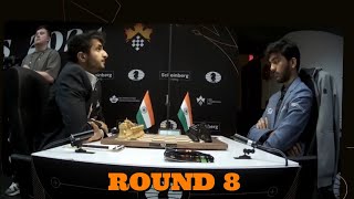 Gukesh D. vs. Vidit Gujrathi●FIDE CANDIDATES 2024●RD 8 #gukesh #viditgujrathi