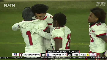 WILDEST ENDING IN ALABAMA STATE HISTORY: Thompson stuns Auburn in 7A state championship