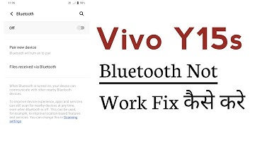 Vivo Y15s Bluetooth Not Working Problem Solve