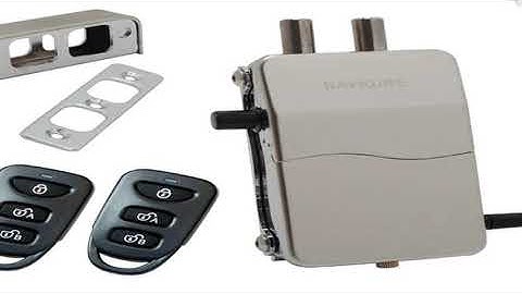 RAYKUBE Wireless Intelligent Remote Control Lock Anti-theft Lock For Invisible Lock Electric Door