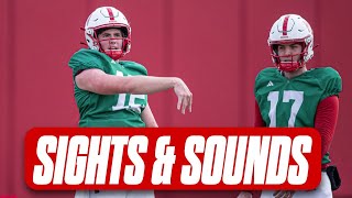 Nebraska Football Spring Practice Sights & Sounds I April 9 I Nebraska Huskers I GBR