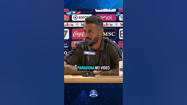 Leonardo #Spinazzola e la maglia di #Maradona #conferenza #dimaro  #sscnapoli #mito #d10s