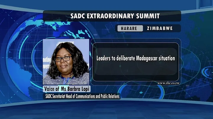 SADC to convene extraordinary summit - SADC