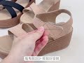 涼鞋 MIT簡約交叉楔型涼鞋 T5819 Material瑪特麗歐 product youtube thumbnail