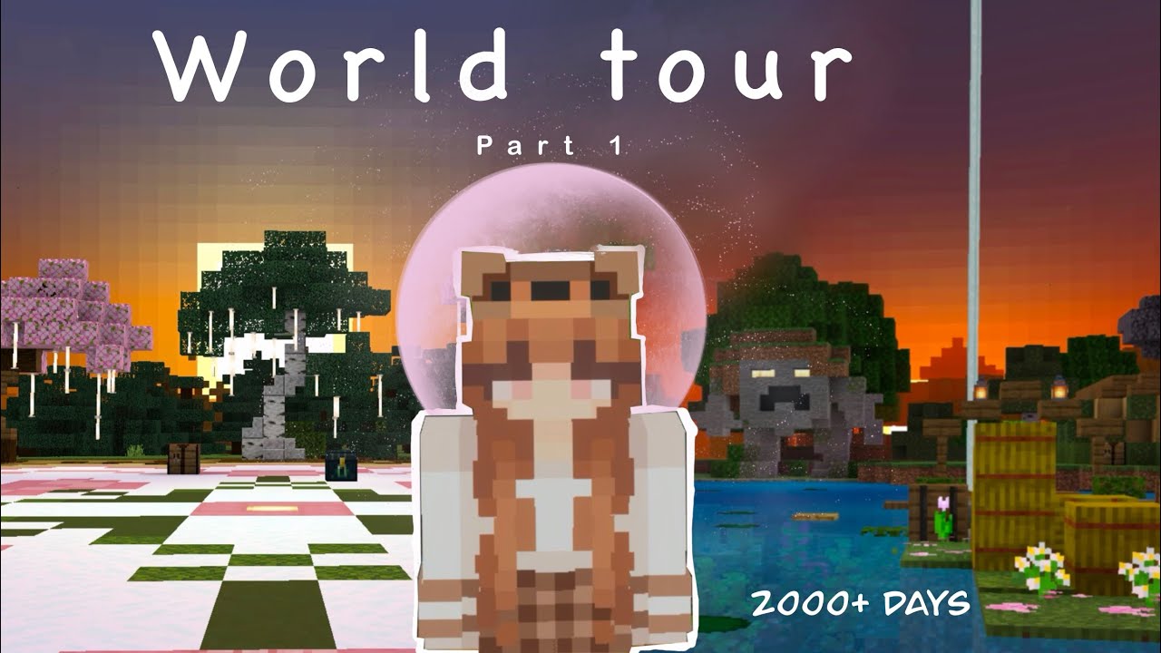 My Minecraft forever world tour - YouTube