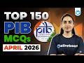 PIB Top 150 MCQs | April 2026 | RBI Grade B | NABARD Grade A | SEBI Grade A