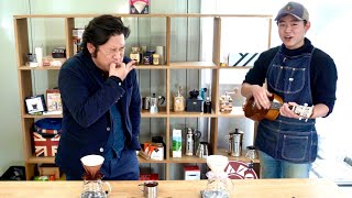 コーヒー屋vsコーヒー屋のドリップバトル｜コーノ式を愛してやまない男のハンドドリップ講座/Coffee@/岩崎泰三 -Coffee Journalist Taizo Iwasaki -