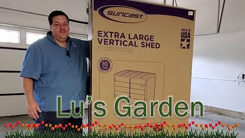 Reviewing the Suncast XL Vertical Shed Build From Costco