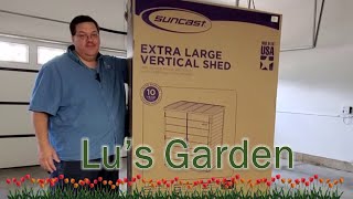 Reviewing the Suncast XL Vertical Shed Build From Costco