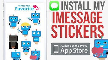 Get my Sticker Pack for iMessage! Robby - the Robot for iPhone, iPad, iPod IOS 10