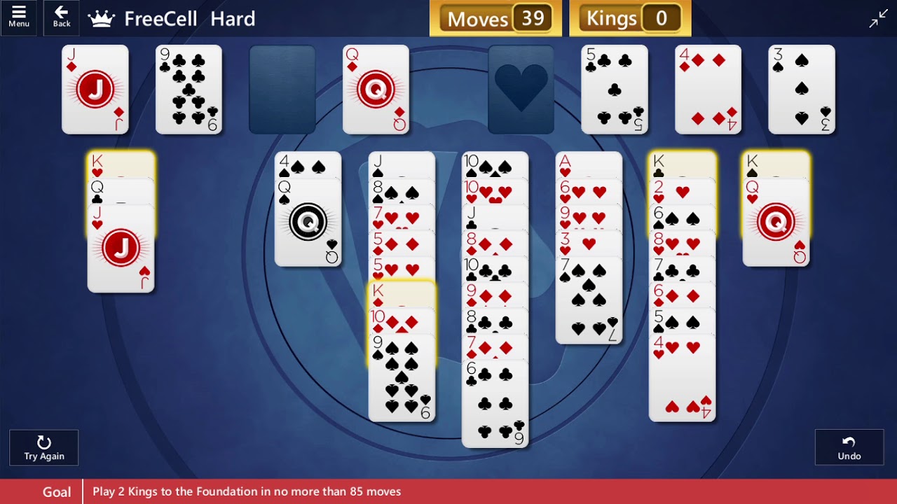 🕹️ Play Double Freecell Game: Free Online Difficult 2-Deck