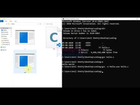 How To Run A C Program In Command Prompt Cmd On Windows 10 Youtube