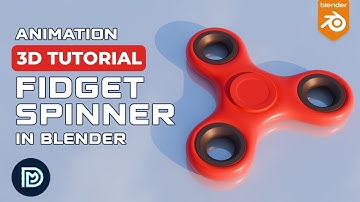How to create Fidget Spinner in Blender 3D Animation Tutorial
