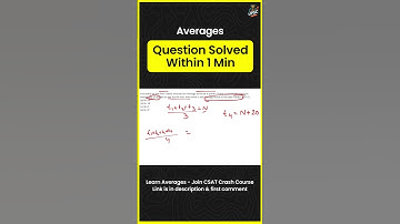 UPSC CSAT | Averages - Solving Within One Minute. #upsc2025   #ias