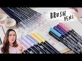 Brush Pens Collection เปิดกรุปากกาหัวบรัช อันไหนเขียนสวยสุด! Peanut Butter