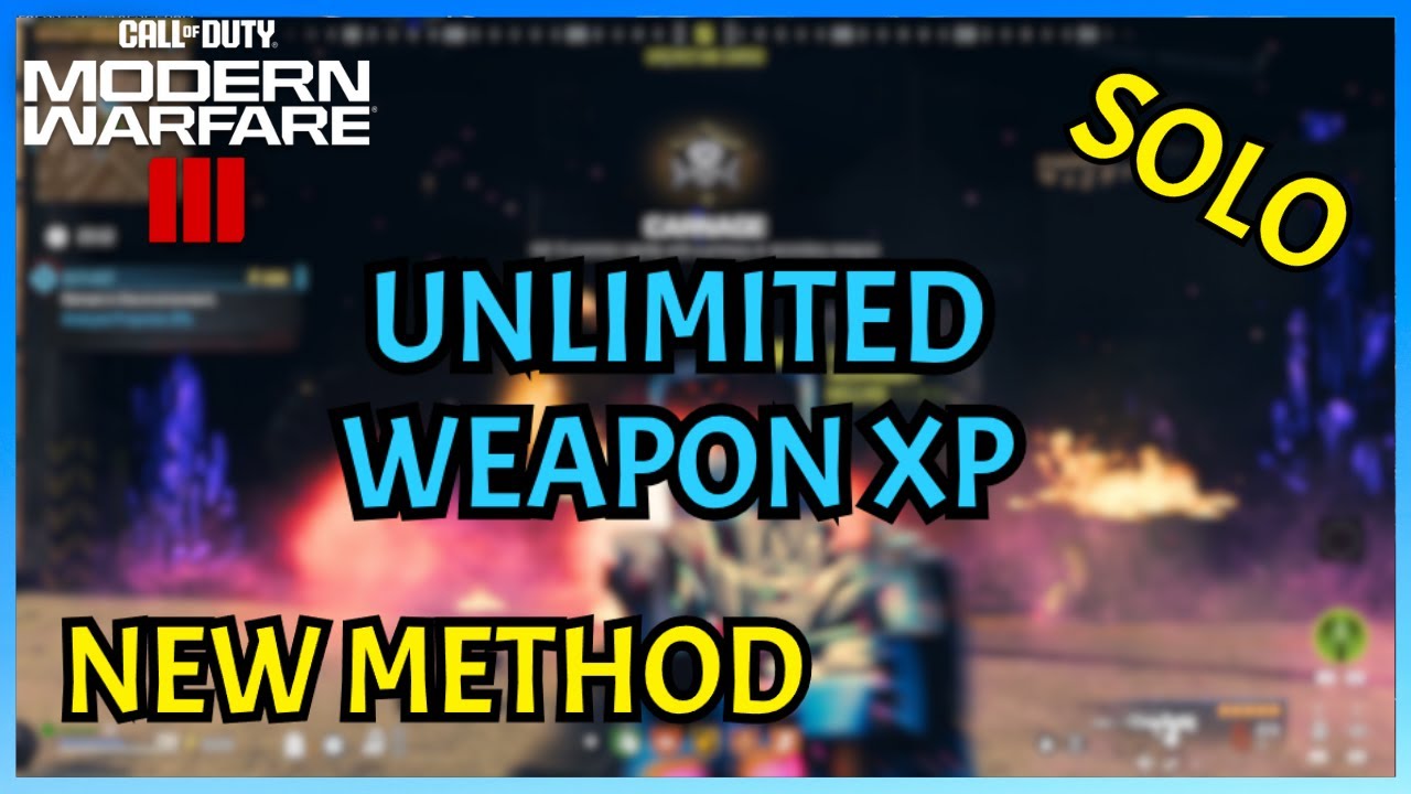 MW3 The Best Method for Weapon XP *AFTER PATCH* YouTube