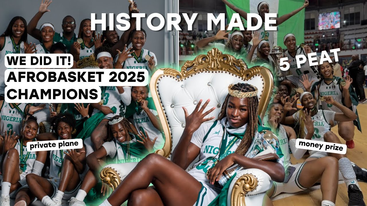 WE ARE AFROBASKET 2025 CHAMPIONS 🇳🇬🏆 | BTS, Celebrations, Private Jet & MOREEE