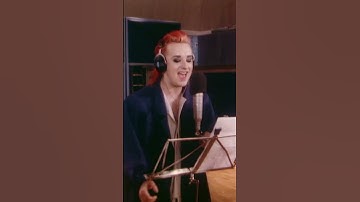 Thumbnail of Recording Boy George's part for 'Do They Know It's Christmas?' in 1984 @LiveAid
