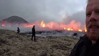 #13 Vlog: Visiting the new volcano in Iceland - CRAZY experience