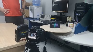 Laser Triangulation - 3D Scanner (1st video)