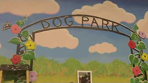Pets on 200 ft mural