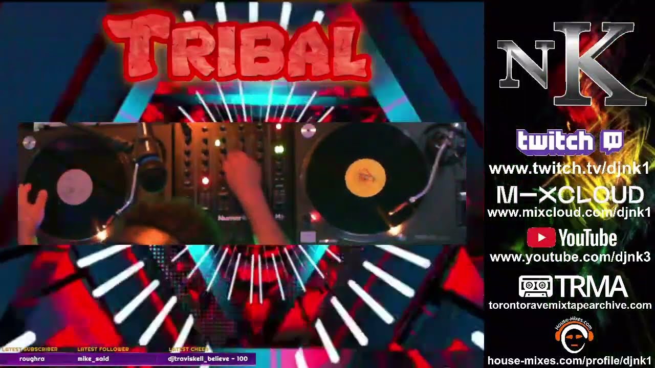 DJ NK - All Vinyl 90s Rave (Classic Tribal House)
