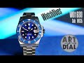 WatchDives Smurf Sub Homage Watch Review WD1680 NH35 - Art of the Dial