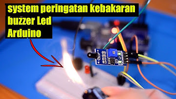 peringatan dini kebakaran arduino - flame sensor, sensor api