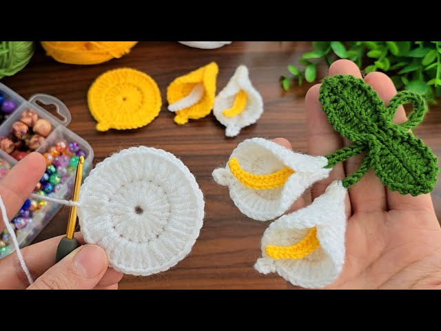 INCREDIBLE 🥰 BEAUTIFUL How to Crochet a Lily Flower INCREDIBLE 🥰 BEAUTIFUL How to Crochet a Lily Flower