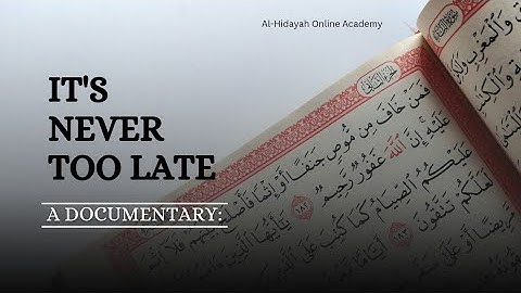 A DOCUMENTARY:Motivation to memorizing the holy Qur