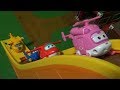 Super Wings, Go to the escalator and come down and play toys 슈퍼윙스, 에스컬레이터 오르내리기 장난감 놀이